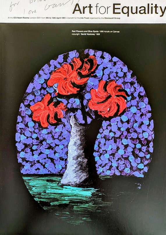 1994 David Hockney Poster 