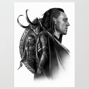 The God of Mischief - Signed Print - Wall Art