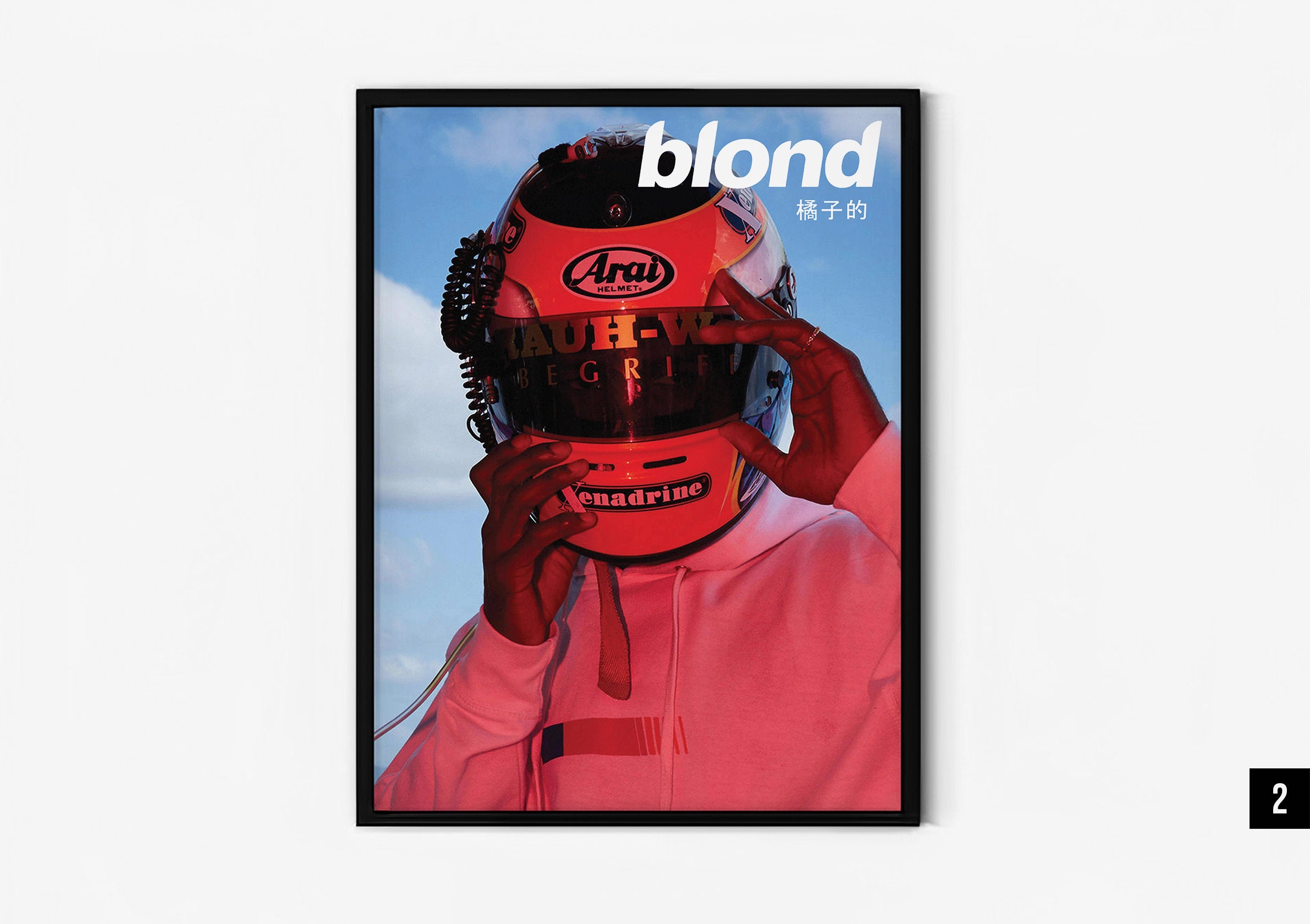 Discover Frank Ocean blond music artist poster