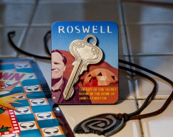 Roswell inspired key of the James Atherton's secret room.