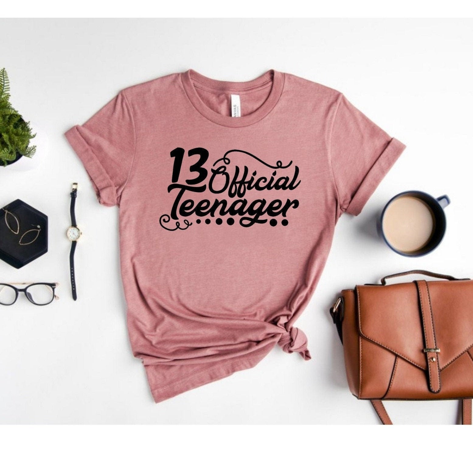 Official Teenager Shirt Thirteen Year Old Boy Thirteen Etsy