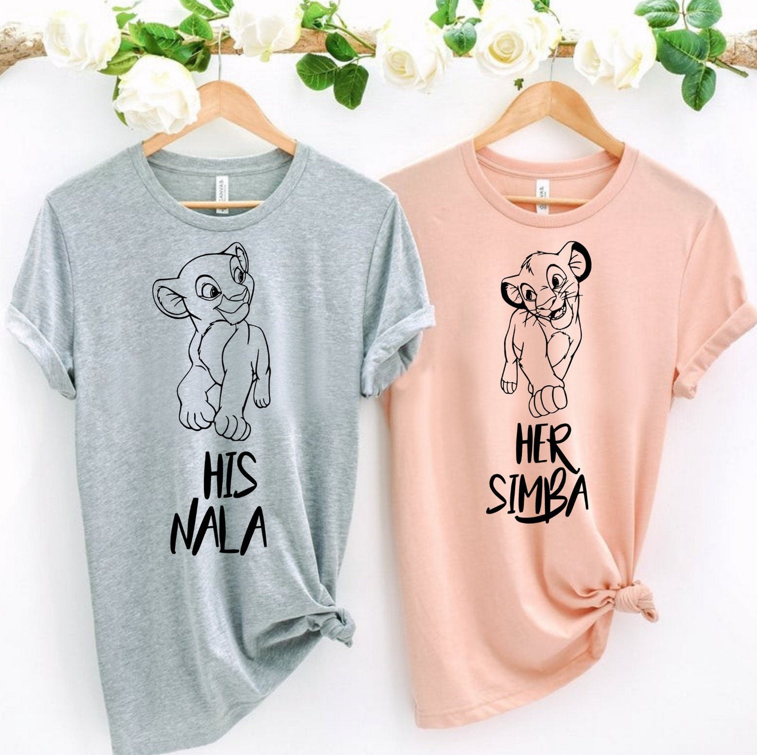 Simba Nala Shirt Disney Shirts for Family Disney Couple | Etsy