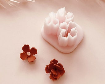 Flower Petal Micro Cluster Cutter Set - Polymer Clay Tools