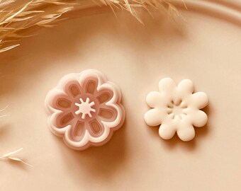 Polymer Clay Cutter, Abstract Flower Jewelry Making