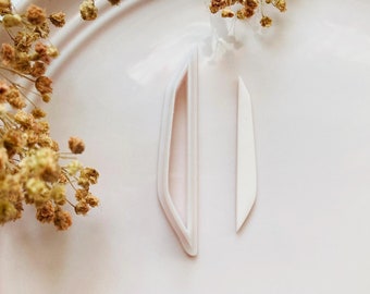 Emporte-pièce en pâte polymère pendante pour pierres précieuses : outils pour argile de forme longue