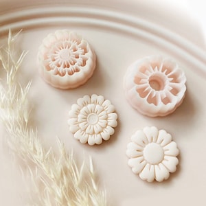 Sieradensnijder van polymeerklei kleine bloemvorm