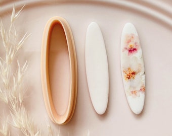 Outil de coupe long et fin en pâte polymère : outil de forme suspendue