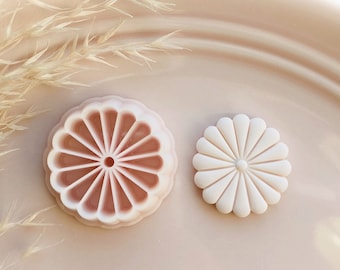16 Petal Full Flower Shape Polymer Clay Jewellery Cutter