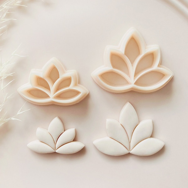 Lotus Leaf Shape Polymer Clay Cutter - Polymer Clay Tools
