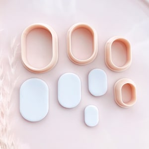 Capsule Shape Polymer Clay Cutters: PLA Plastic Tools