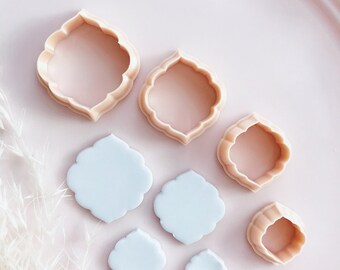Moroccan Tile Polymer Clay Cutter: Pattern Shape Tool