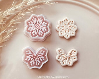 Snowflake Cutter v5 - Polymer Clay Cutter Tools