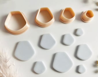 Wide Long Trapezoid Shape Polymer Clay Jewellery Cutter