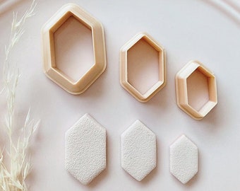 Outil de coupe diamant hexagonal en pâte polymère : outils pour argile PLA