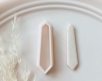 Emporte-pièce long en pâte polymère : outil pour boucles d'oreilles pendantes