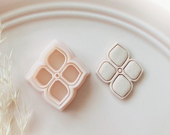 Pattern Flower Shape Polymer Clay Jewellery Cutter