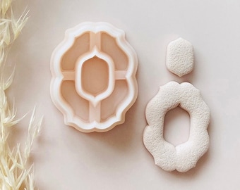 Ornament Polymer Clay Cutter: Geometric Shape with Hole (30mm)