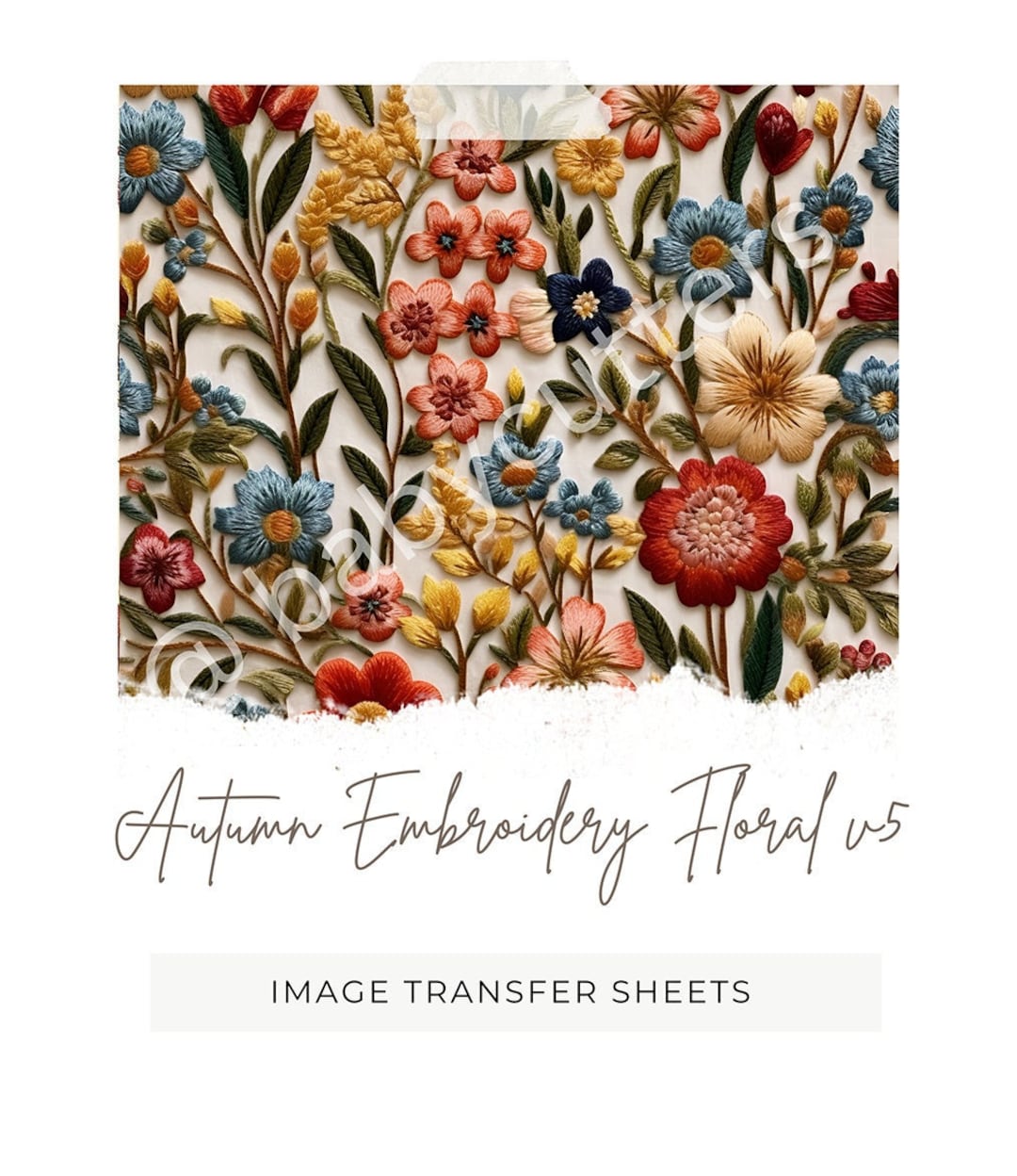 Clay Transfer Sheets, Floral Petal Trace - Lala Handmade store