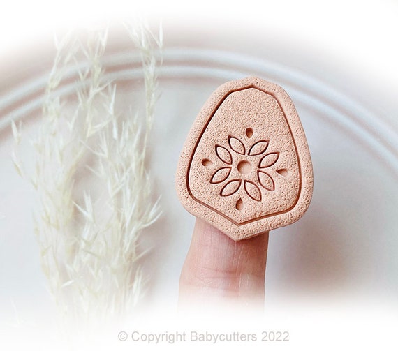 Flower Branch Polymer Clay Stamps - Polymer Clay Tools