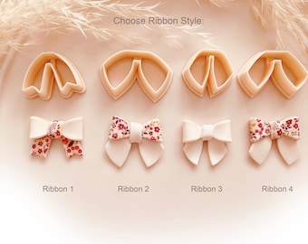 Bow & Ribbon Cutter - Choose Bow Style - Bow Dangle Polymer Clay Jewellery Cutter