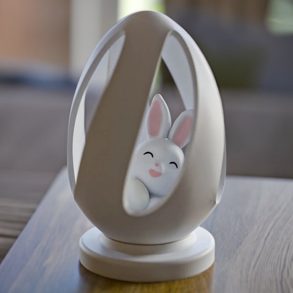 New Design Premium Easter Egg Bunny Decoration Stl File For Easter