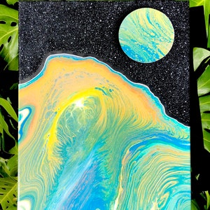16x20” Original Abstract Fluid Art - Acrylic Pour Painting