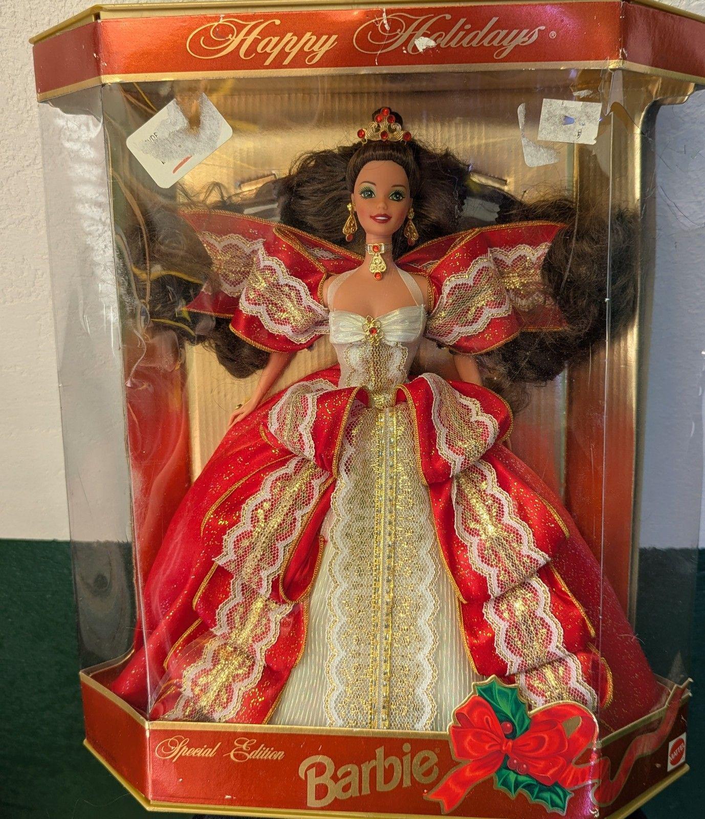 1997 Barbie Happy Holidays Special Edition Rare Misprint Doll