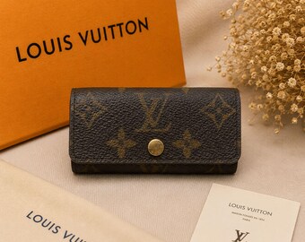 Louis Vuitton Key Case Monogram Multicles 4 Hooks RA0064 Authentic