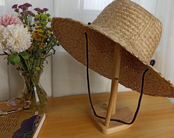 Vintage Straw hat, eco friendly, sustainable | Thoughtful practical gift