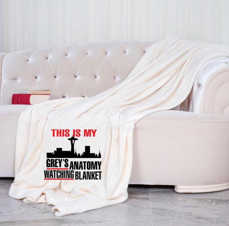 Greys Anatomy Blanket TV Show Blanket Cozy Gift Soft Etsy