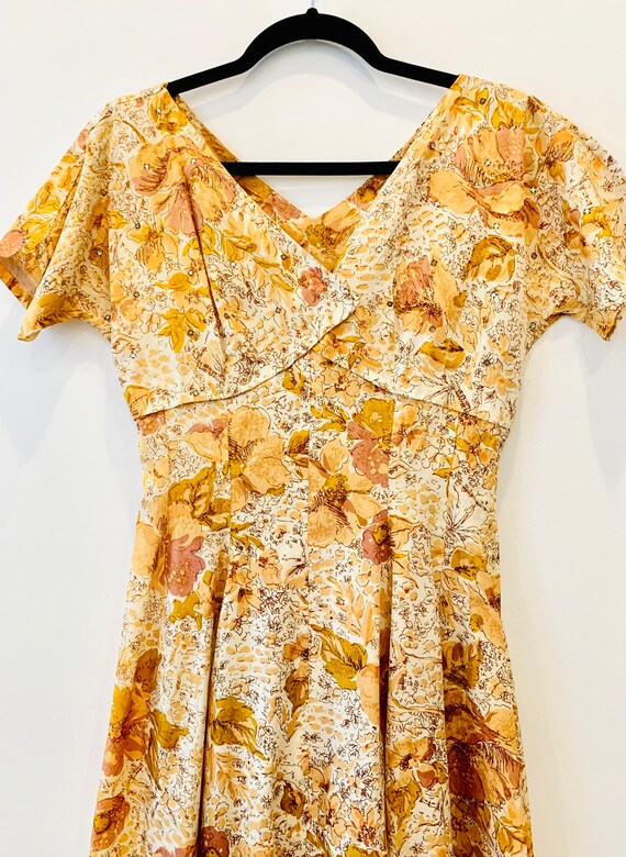 Vintage Novelty Print Dress - image 3