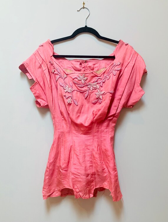 Edwardian Silk Bodice - image 7