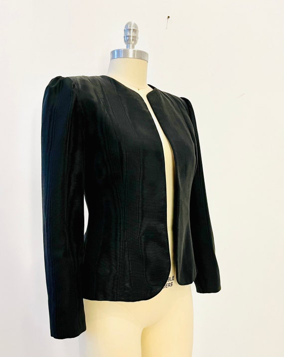 Helene Sidel Couture Moire Jacket - Gem
