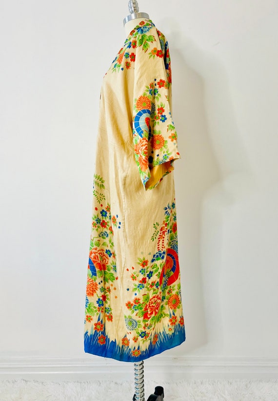 1920’s Pongee Silk Robe - image 7