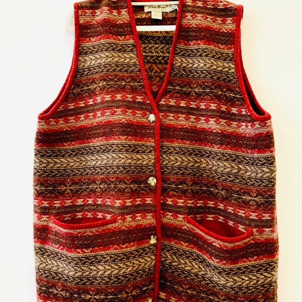 Warm Knitted Wool Vest