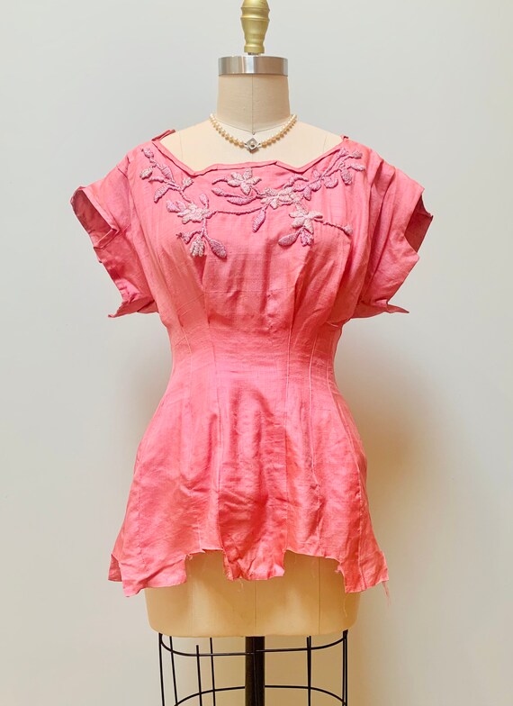 Edwardian Silk Bodice - image 3
