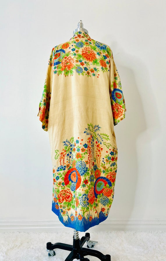 1920’s Pongee Silk Robe - image 5