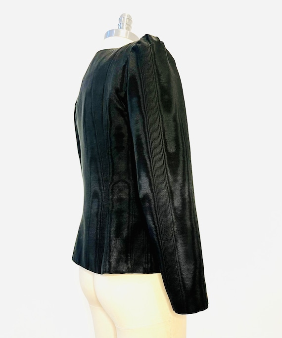 Helene Sidel Couture Moire Jacket - image 5