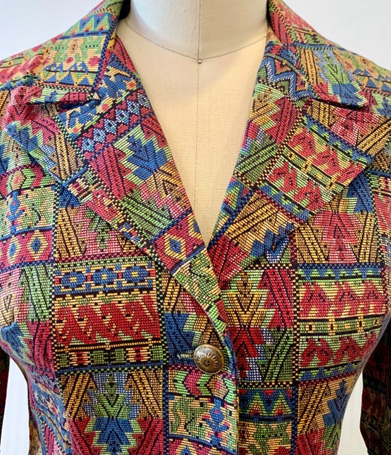 1970’s Handmade Boho Jacket - image 1