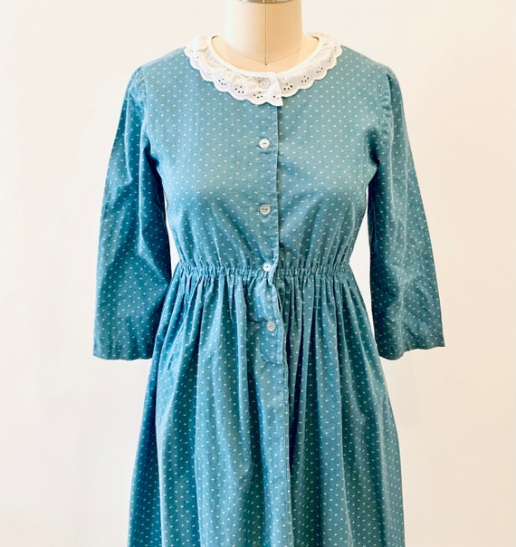 1970’s Calico Print Prairie Dress - image 2