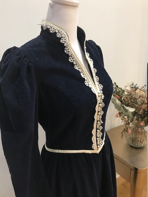 Vintage RARE Gunne Sax Corduroy Dress