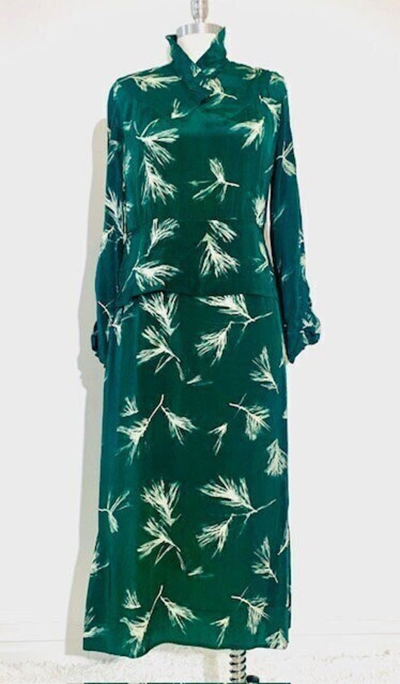 1930’s Rayon Printed Dress