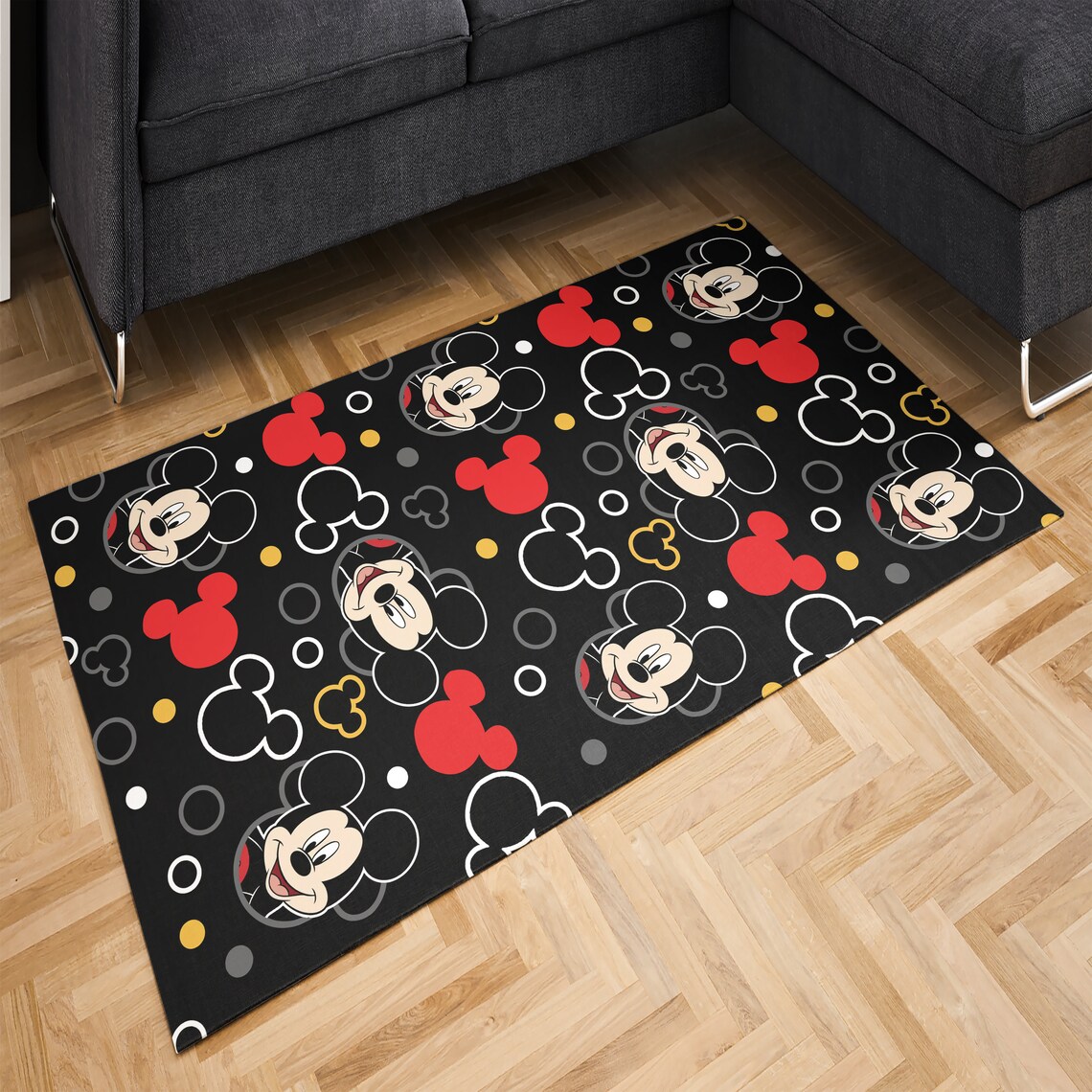 disney-mickey-mouse-rectangle-rug-disney-mickey-mouse-area-etsy