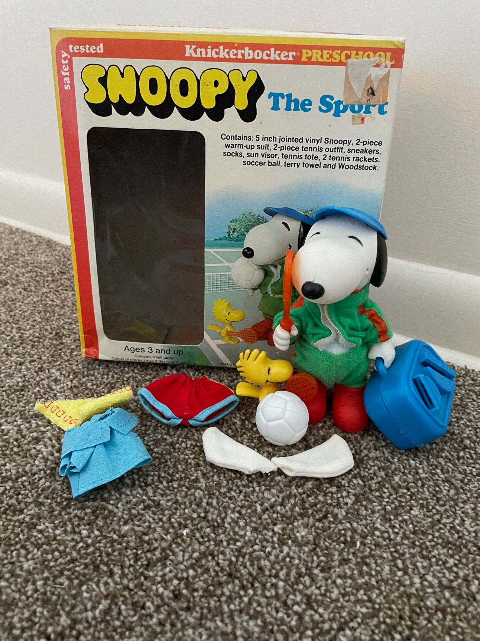 Vintage Snoopy toy collectible Snoopy the Sport Etsy