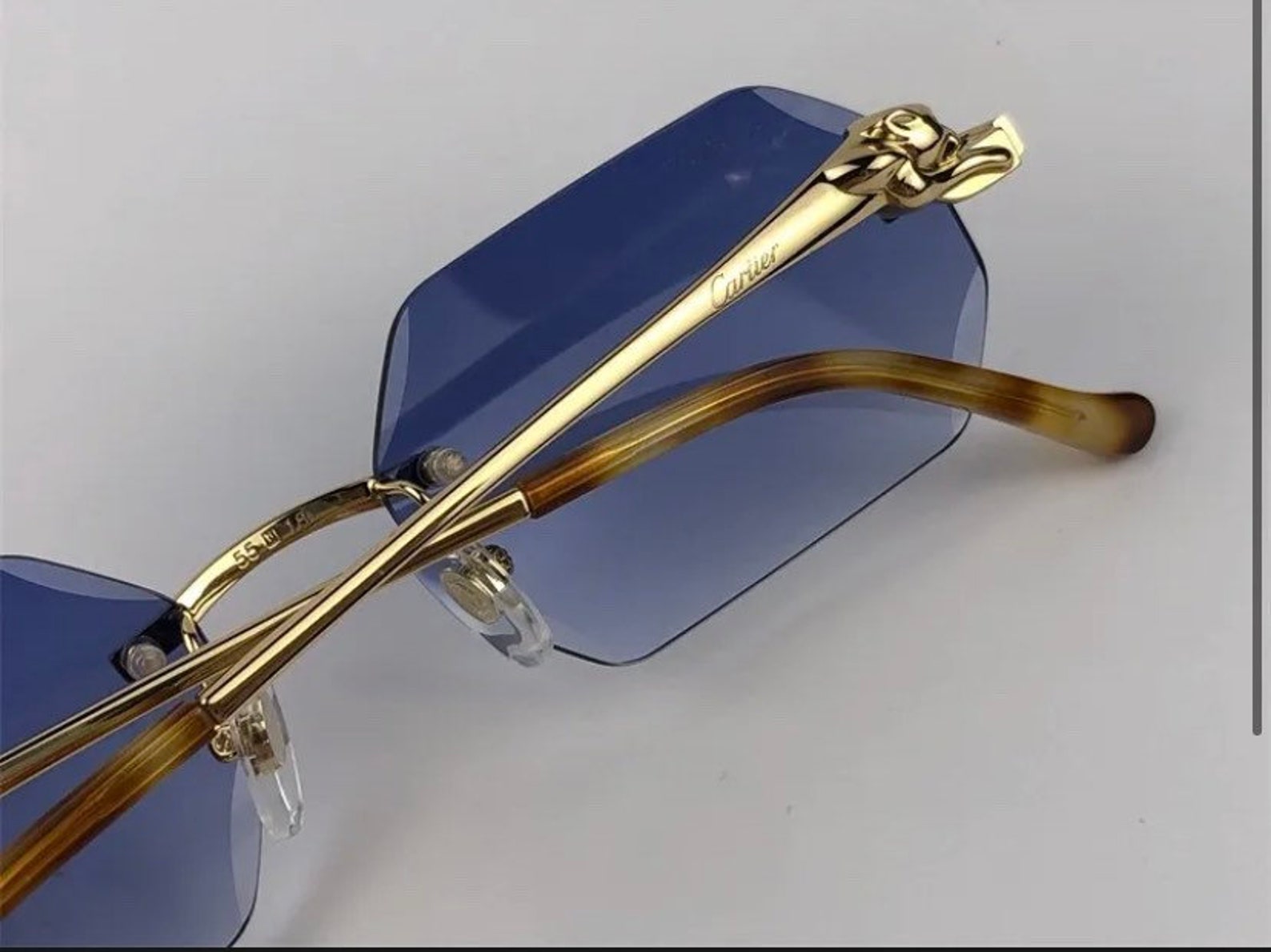 cartier glasses diamond cut