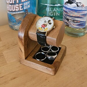 Ring Tray Watch Stand / Wooden Watch Stand / Rustic Watch Stand ...
