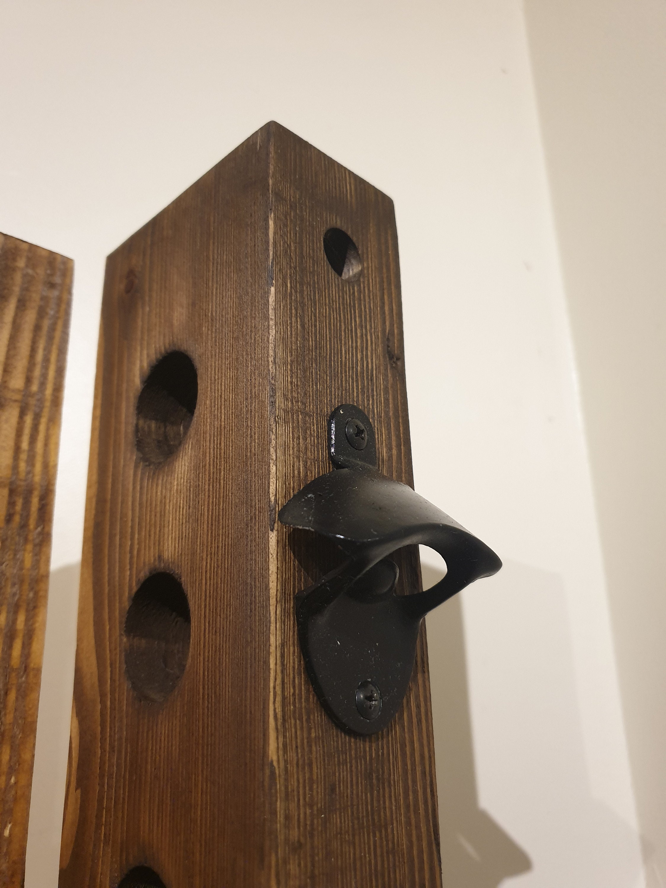 Beer Bottle Wall Rack / Beer Rack / Wooden Rack / Bottle Rack / Beer