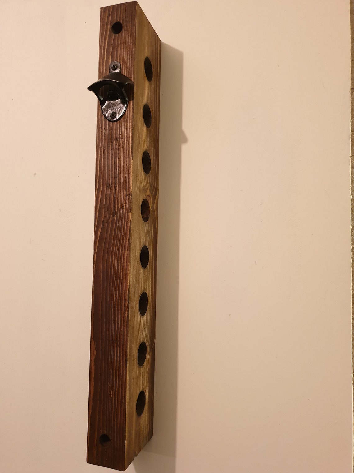 Beer Bottle Wall Rack / Beer Rack / Wooden Rack / Bottle Rack Etsy UK