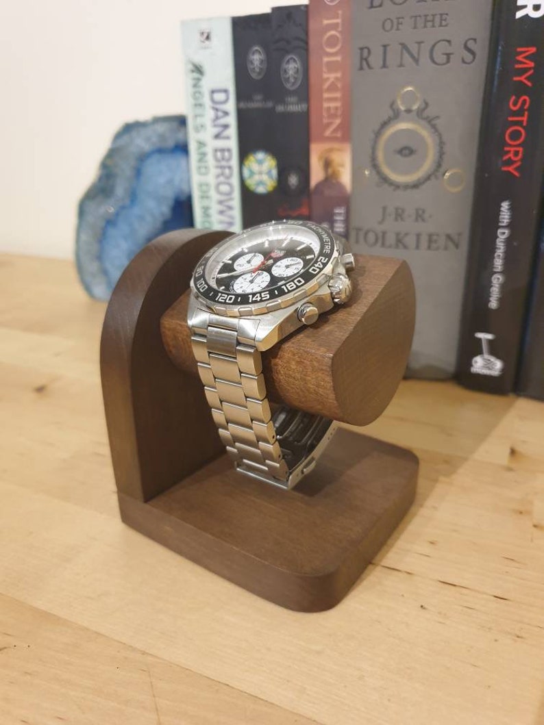 Wooden Watch Stand Rustic Watch Stand Jewellery Display Etsy