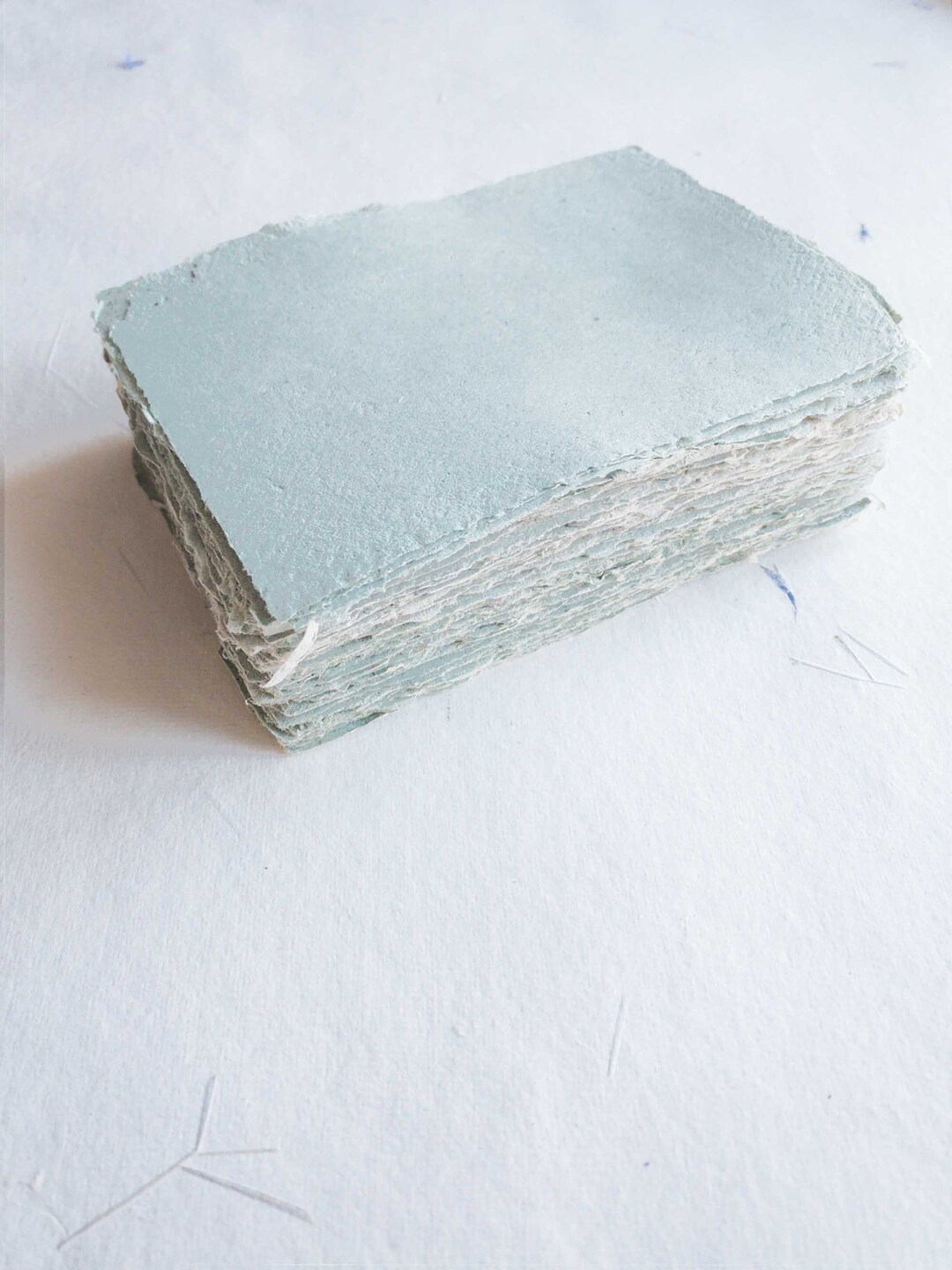 Handmade Deckle Edge Paper With Envelop, Cotton Deckle Edge Paper ...